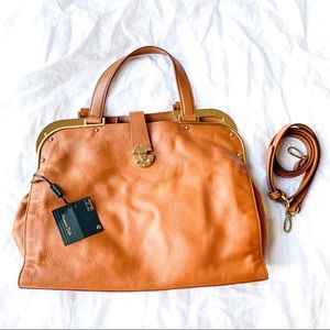 Leather Satchel Bag I Massimo Dutti